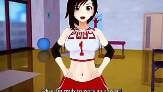Intense Team RWBY Workout Ends with Creampie Explosion in Steamy POV