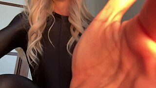 blonde anal sex in stockings