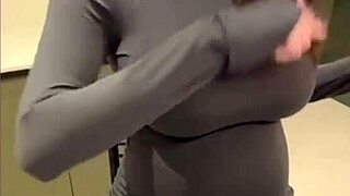 Milky Stepmom Licks Nipples During Hot Pussy Massage