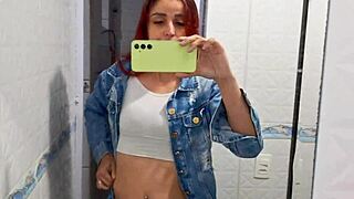 WATCH THIS FIERY REDHEAD TEASE DRIVER BEFORE PUBLIC STREET FUCK?!