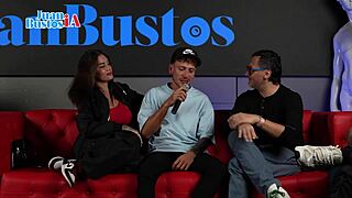 sara blonde fulfills nick jowel's fantasy riding his cock cowgirl in miniskirt outdoors