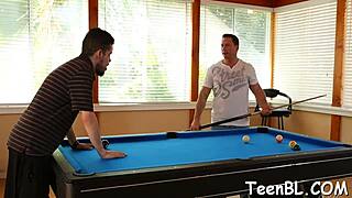 SWEET DARLING GAGS ON CHAPS JUICY SHAFT DEEPTHROAT