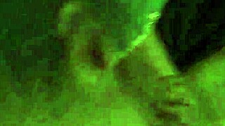 Sloppy Ebony Amateur Gags on Thick Black Cock