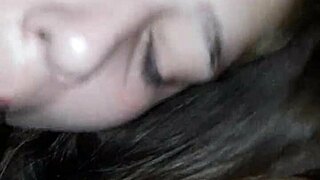 She sucks me off and I tell her to stop before I cum!