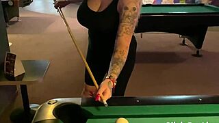 i couldn't resist that pool game turning into a public toilet blowjob cumshot