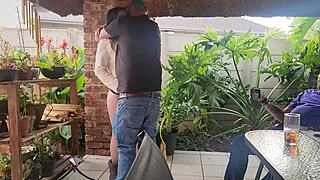 Neighbour Shares Petite Wife's Tight Skirt Pussy for Weekend Creampie Group Bang!