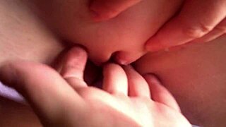 latina teen student soaks panties with milk in abandoned house