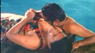 unmarried couple chills by the pool on their wedding day vibes