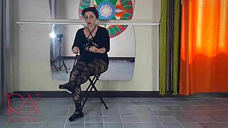 Teacher Spanks Ballerina Regina Noir Fucks Mouth And Pussy