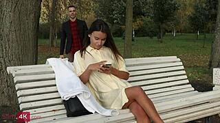 alluring lana roy guzzles cumshot facial after deepthroat ride!