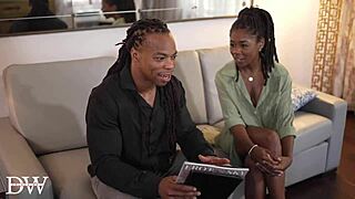 hazel grace rides bbc monster cock deepthroat cowgirl creampie on sofa