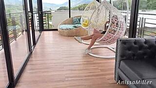 horny big ass latina anissamiller fucks stepbrother and takes facial cumshot