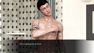 Hairy mature big tits babe teases on phone call with massive boobs exposed