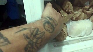 i finally fig my sub's asshole with ginger for first time