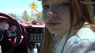Mazy Myers sucks cock during car lesson 🚗🍆💦