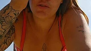 Filming Beach Tease To Provoke Hot Machos!