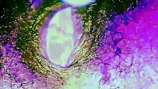 Out-of-this-world ebony pussy explosion cums hard!