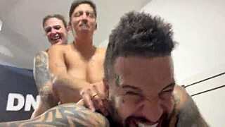 deep anal thrusts into her tight ass then pussy pounding till mutual cumshot