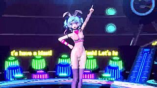 hatsune miku bunny mod big tits ass nude tease 🔥🍑