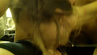 Wife's homemade deepthroat on monster cock