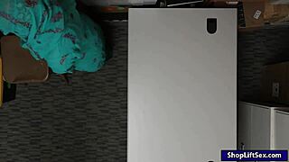 i'm the arab teen shoplifter sucking lp officer's big cock in office