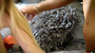 Slender Blondie Braylin Bailey Rides Black Stud's BBC Reverse Cowgirl