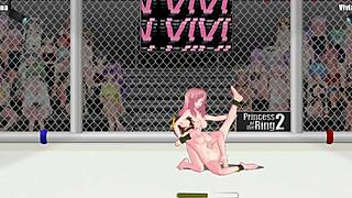 Princess ring 2 rena vs vivian lesbian catfight wrestling street brawl