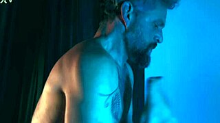 Old man explores young feet and tight spots intimately