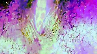 Out-of-this-world ebony pussy explosion cums hard!