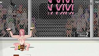 Princess ring 2 rena vs vivian lesbian catfight wrestling street brawl