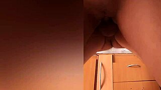 Big Latina stepsister's ass gets pounded hard in kitchen