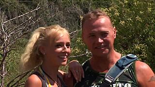 take my two monster cocks deep eva niev you sexy mommy whore! double penetration ends in swallow