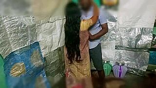 indian village student rams aunty's big pussy lips hardcore on ranch bed