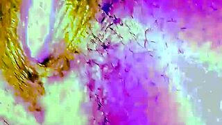 Out-of-this-world ebony pussy explosion cums hard!