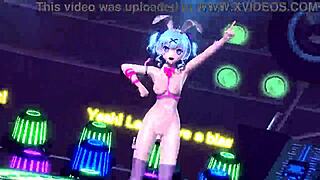 hatsune miku bunny mod big tits ass nude tease 🔥🍑