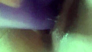 german girl wakes up horny fucks wet pussy after creampie on cam... 💦