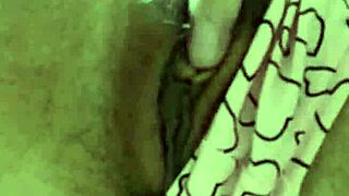 Brunette student rubs hairy pussy to orgasm secretly under classroom desk