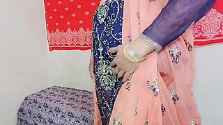 Desi Muslim Amrozia Bhavi Pounds Hijab Anal in Hindi Fury