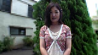 J-Granny Chiyo Yamabe Displays Soaked Hairy Pussy Creampie Closeup