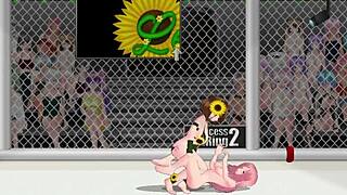 Princess ring 2 rena vs vivian lesbian catfight wrestling street brawl