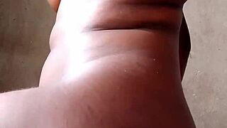 African Beauty's Massive Ass Contrasts Her Small Perky Tits Perfectly