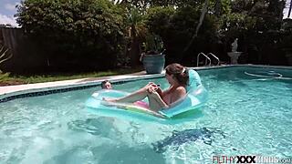 stepson fuckin my big tits!! so horny milf