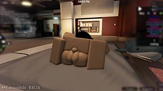 Wow, intense rough missionary breeding creampie with follower part 2!