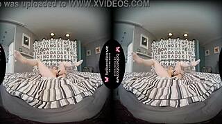 i can't stop watching lana tylor's solo masturbation her shaved pussy looks so tempting in vr