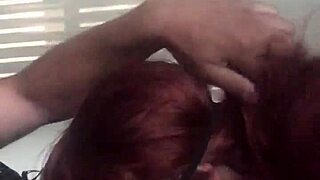 omg this sloppy redhead cock sucking has me drooling already 💦🍆😩