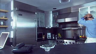 they kick off with romantic bj under gazebo then she rides cowgirl wild