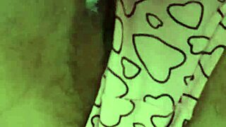 Brunette student rubs hairy pussy to orgasm secretly under classroom desk