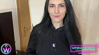 nextdoor milf surprises with steamy homemade blowjob mirror view