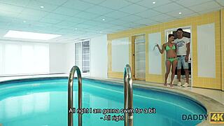 Daddy4K Dad's Intense Sex With Young 18+ Girl Ends In Mouth Cumshot