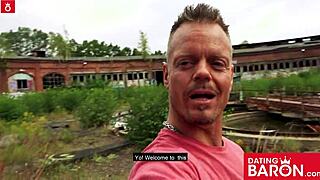 chubby zara mendez deepthroats big cock outdoors raw